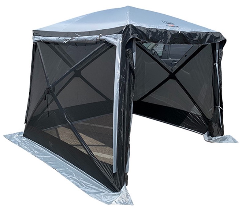 Quest - Screen House Pro Pop Up Gazebo Shelter - Grey - Image 10