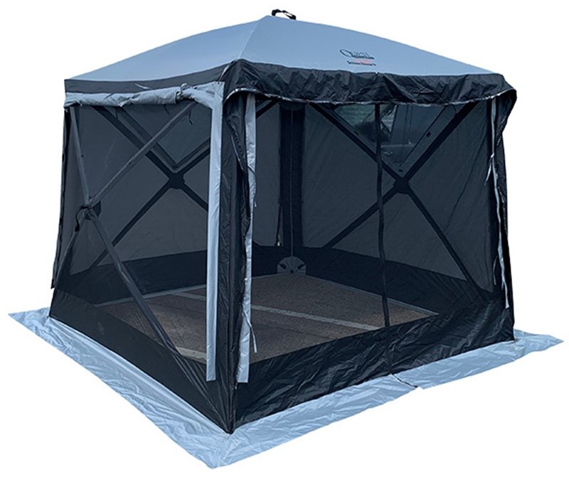 Quest - Screen House Pro Pop Up Gazebo Shelter - Grey