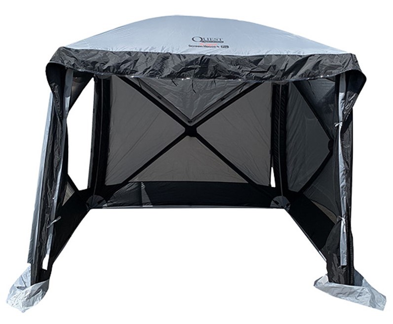 Quest - Screen House Pro Pop Up Gazebo Shelter - Grey - Image 12