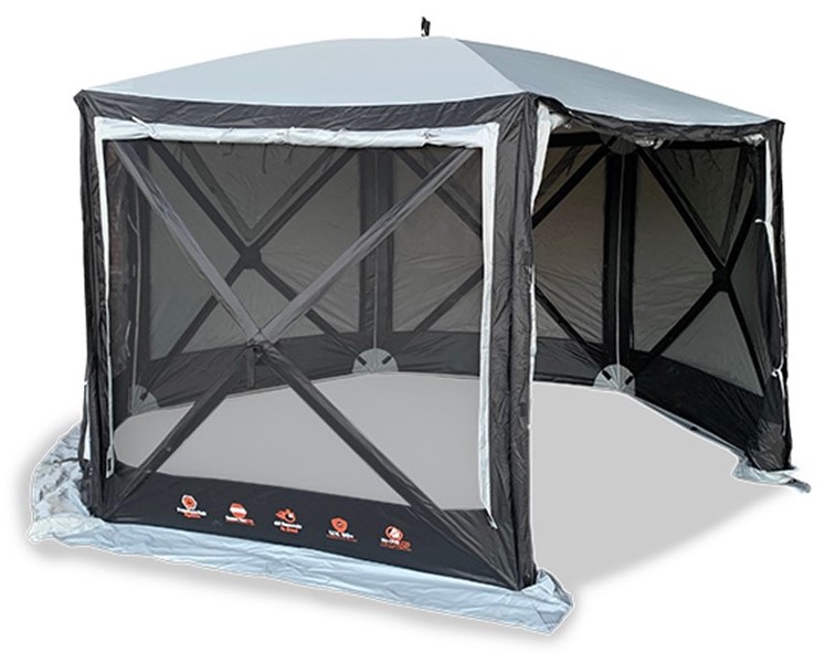 Quest - Screen House Pro Pop Up Gazebo Shelter - Grey - Image 15