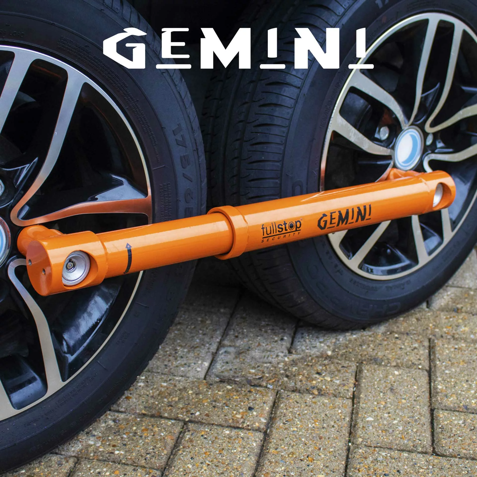 Fullstop Gemini Twin Axle Caravan Wheel Lock Grantham's Accessory Shop