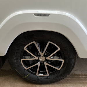 wheel arch cover spat alloy white