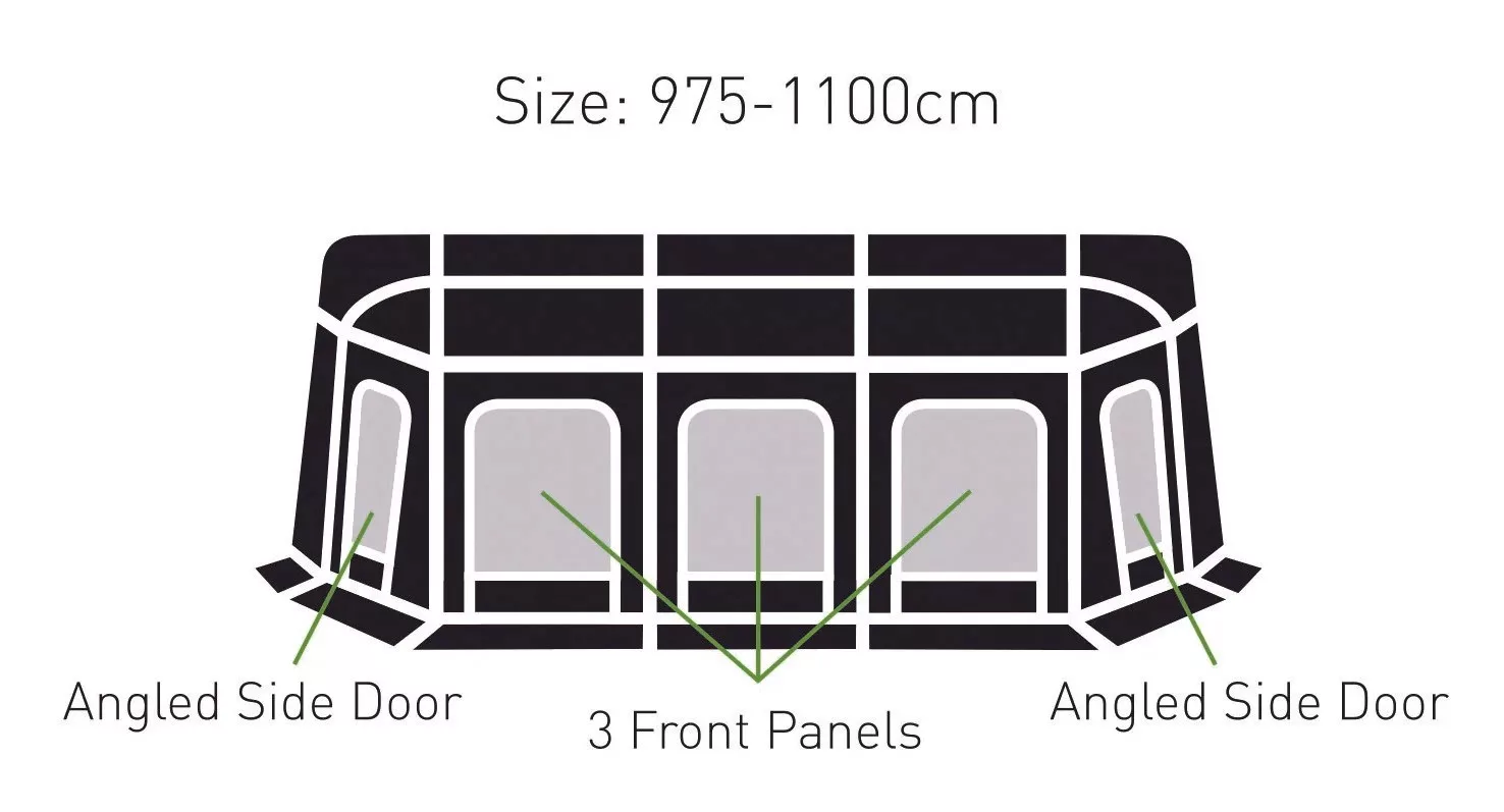 Sunncamp esteemed full air caravan awning