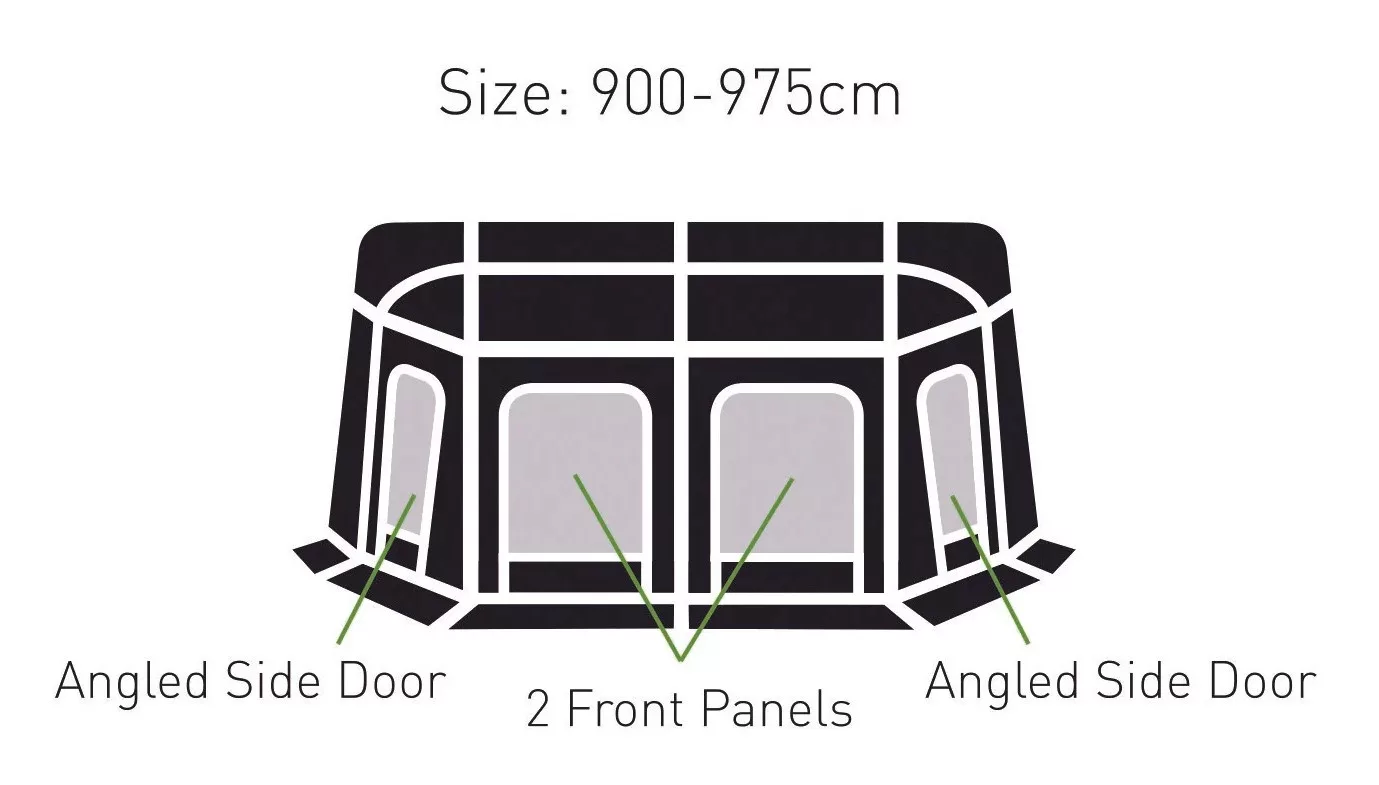 Sunncamp esteemed full air caravan awning