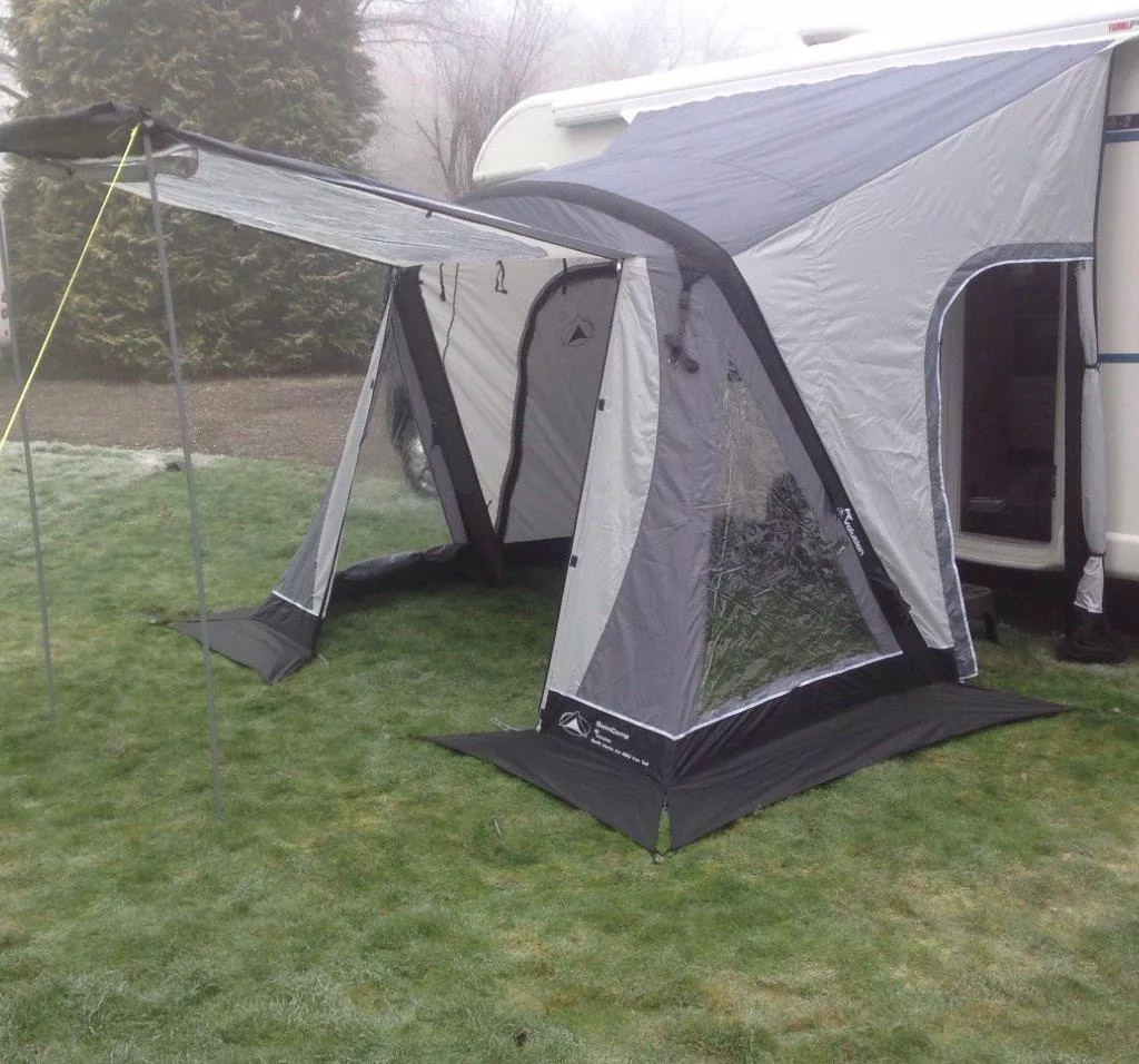 Air awnings for campervans or motorhomes