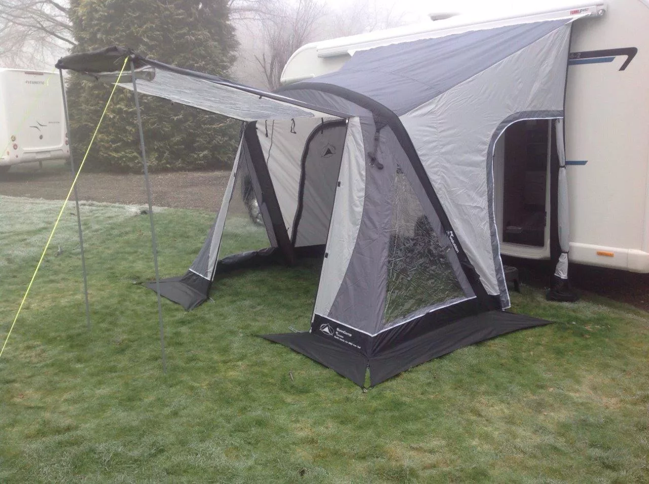 Air awnings for campervans or motorhomes