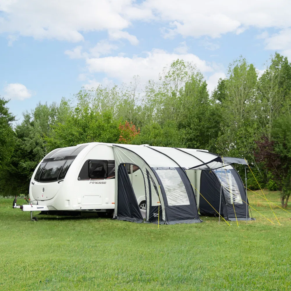 Leisurewize Ontario Porch Awning 390 Charcoal - Image 4