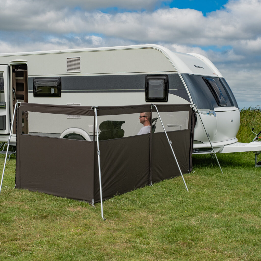 Telta poled windbreak 3 panel