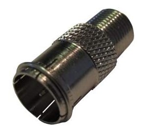 Push on f connector vision plus