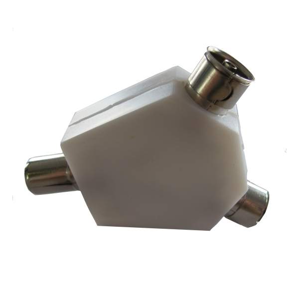 Y SPLITTER TV COAXIAL COAX 1-2