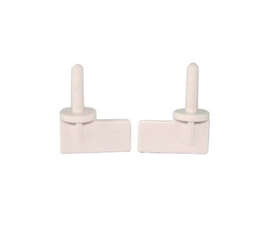 water plug retaining flags pump holder plastic white